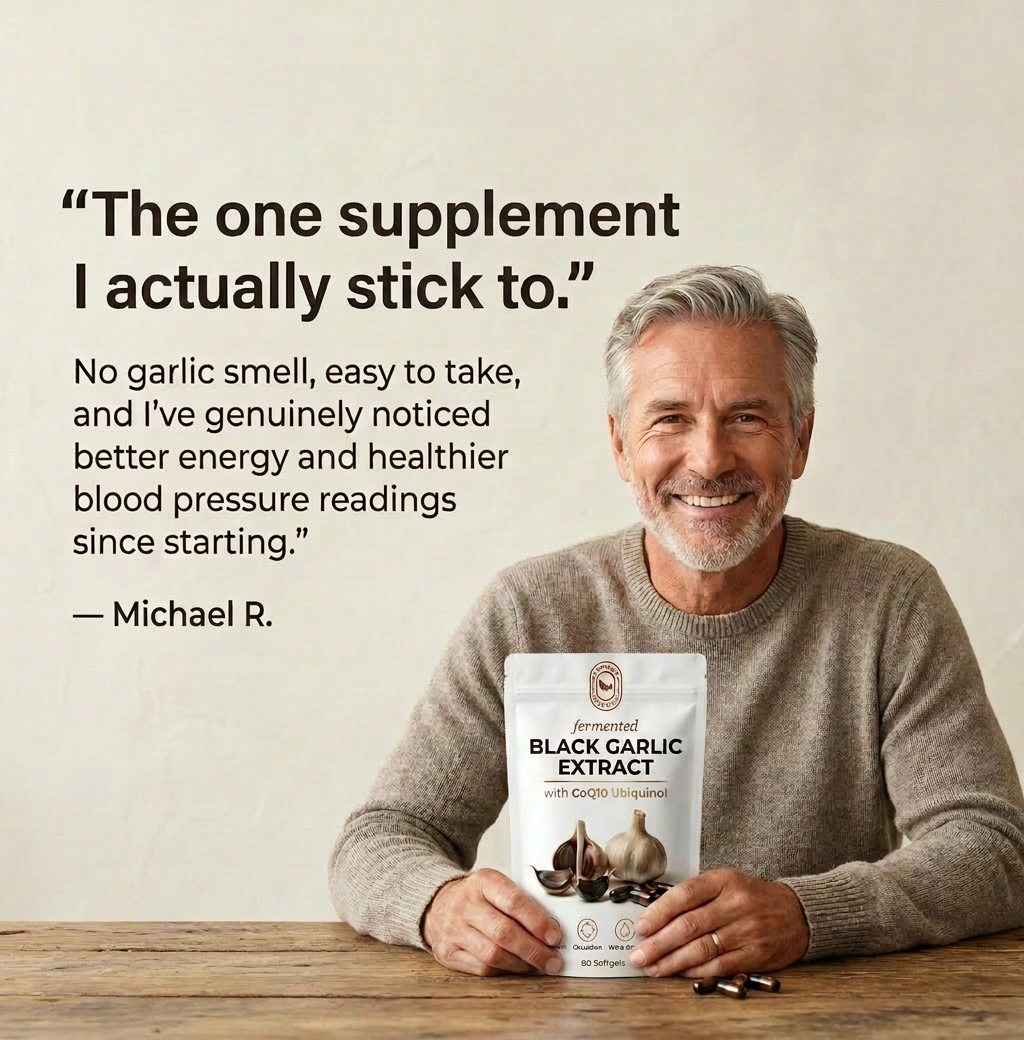 EverWell® Fermented Black Garlic Extract + CoQ10 Ubiquinol - 6000mg Odorless Softgels