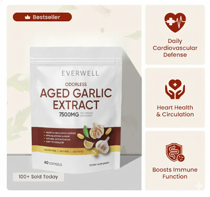 EverWell Aged Garlic Extract Softgels