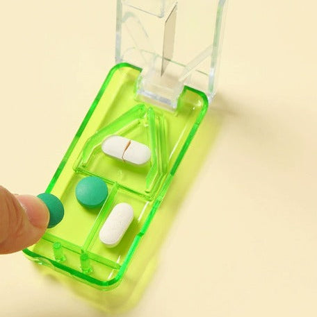 2-in-1 Pill Cutter & Organizer